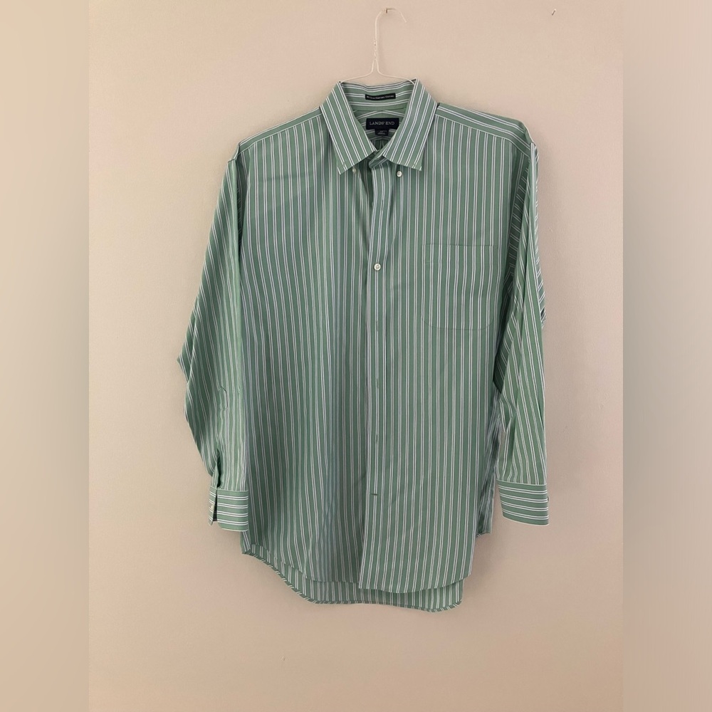 Land’s End Men’s Striped Button Down